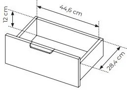 Komoda Lyran 3D2S (antracit + zlatá). Vlastná spoľahlivá doprava až k Vám domov. 1071354