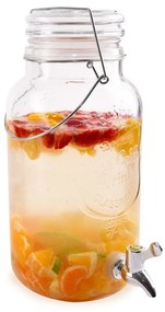 Orion Fľaša sklo + kohútik, 3,5 l
