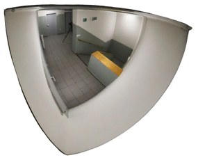 Dohľadové hemisférické zrkadlo 1/8 sféry, priemer 660 mm