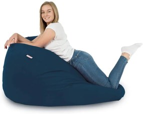 Plyšový sedací vak SAKO tmavomodrý