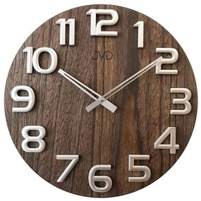 Nástenné hodiny drevené JVD HT97.3, 40cm