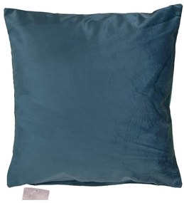 Obliečka Plain Velvet 40x40cm modrá
