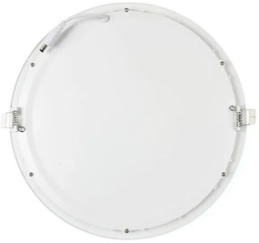 BERGE LED panel kruhový - 300x300x17mm vstavaný - 24W - 230V - 1900Lm - neutrálny