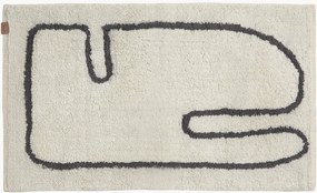 Umývateľná kúpeľňová predložka z organickej bavlny Lay