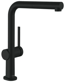 Hansgrohe M54, drezová batéria Talis s výsuvnou koncovkou, čierna matná, HAN-72808670
