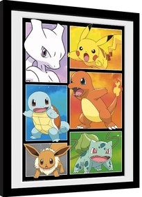 Rámovaný Obraz - Pokemon - Comic Panels