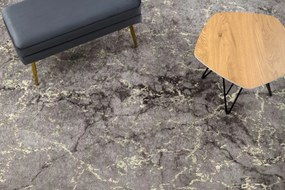 Koberec MIRO 52003.801 Mramor, protišmykový, prateľný, sivý