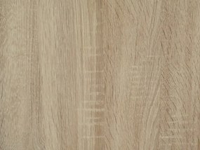 Komoda s policami/botník Manolo 136 cm, dub sonoma/biela