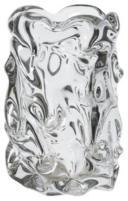 Ferm Living Sklenená váza Virelle Clear 18 cm