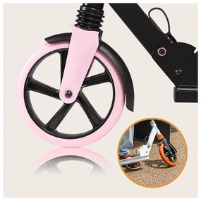 Lionelo - Detská kolobežka LUCA čierna/ružová