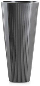 PLASTOVÝ KVETINÁČ MORA 39X81 CM ANTRACITOVÁ