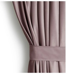 Svetlohnedý zamatový dimout záves 140x270 cm Eyelets – Restilo