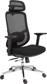 Kancelárska ergonomická stolička Neoseat ALLY — čierna, nosnosť 150 kg