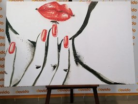 Obraz maľovaný portrét - 90x60