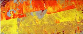 Obraz abstrakcie - maľba (120x50 cm)