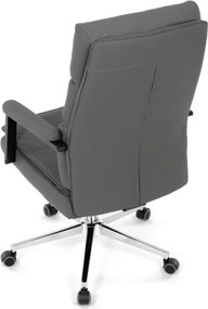 Kancelárska stolička sivá KA-D8104 GREY