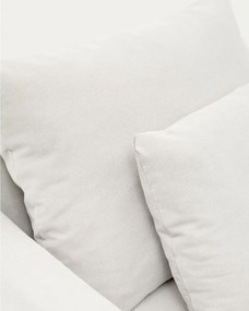 Biele ľanové kreslo Nora – Kave Home