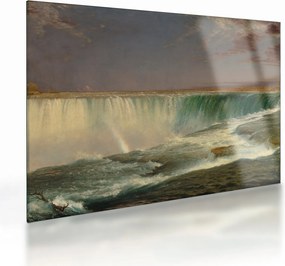 Sklenený obraz - Frederic Edwin Church, Niagara, reprodukcia (70x50 cm)