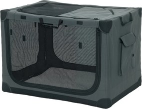 PawHut sklápateľná mäkká prepravka s vankúšom a prateľným poťahom — 90 × 64 × 64 cm, do 38 kg | Aosom