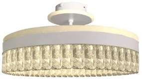 LED Stmievateľný prisadený luster LED/75W/230V 3000-6500K biela + diaľkové ovládanie