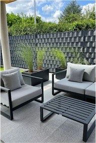 Hrantík MAXI, sklolaminát, šírka 100 cm, antracit