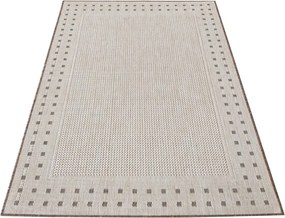 DY ZARA 11 obojstranný koberček s výšivkou, hnedý Rozmer: 200x290 cm