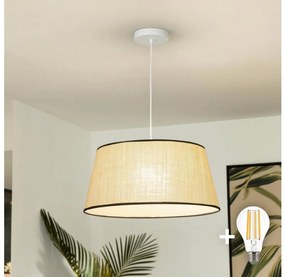 Brilagi - LED luster na lane CERIA 1xE27/40W/230V pr. 50 cm béžový