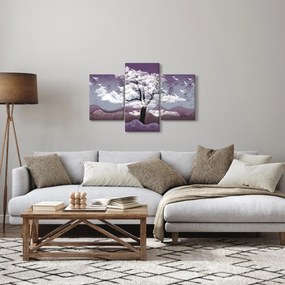 Obraz - Strom v oblakoch (90x60 cm)