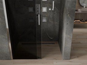 Mexen OMEGA posuvné sprchové dvere do otvoru 160 cm, šedé, 825-160-000-01-40