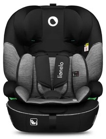 Lionelo - Autosedačka LEVI i-Size 76-150 cm čierna/sivá
