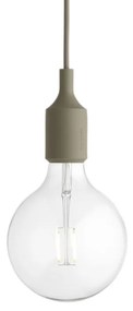 Muuto Závesná LED lampa E27, olive 13353