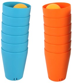 LEAN TOYS Zmyslové herné hrnčeky 3v1 kreatívne