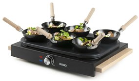 DOMO DO8719W elektrická palacinka a WOK, 2v1