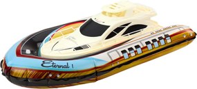 LEAN Toys Luxusné nafukovacie jachty diaľkovo ovládané RC svetlá LED