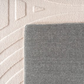 Ayyildiz, Kusový koberec Pompei 1611 cream, 80x150, biela, chodba / predsieň