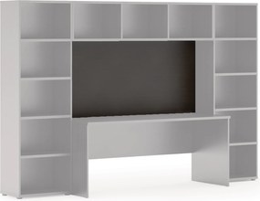 Zadná stena nad stôl INTEGRO, wenge