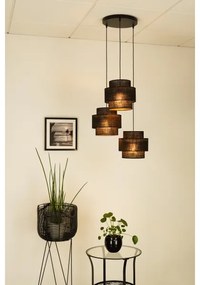 Brilagi - Luster na lanku SPACE YUTE 3xE27/15W/230V čierna