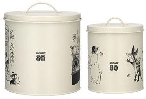 Set dóz na maškrty Moomin Pets 2 ks / 80. výročie