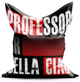 Sablio Sedací vak La Casa de Papel Professor or Bella Ciao motív 3 - 150x100 cm