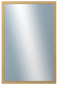 DANTIK - Zrkadlo v rámu, rozmer s rámom 40x60 cm z lišty KASSETTE prírodná lakovaná (2879)
