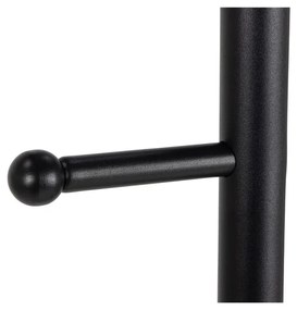 Čierny kovový vešiak Aspen - Actona