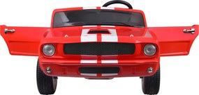 JOKOMISIADA Detské autíčko na batériu SHELBY GT 350 Classic pre dvoch PA0336 červené