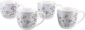 XXXLutz SADA HRNČEKOV NA KÁVU Vintage Flower Stein 4-dielne Creatable - Hrnčeky & šálky - 007768075602