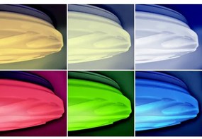 Solight WO792 - LED RGB Stmievateľné svietidlo WAVE LED/30W/230V Wi-Fi Tuya + DO