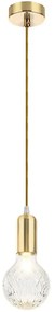 Toolight - závesná lampa Retro Gold G9 APP649-1CP, zlatá, OSW-08160