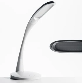 Stolná LED lampa Soleto, biela