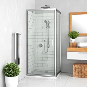 Roth Štvorcový alebo obdĺžnikový sprchový kút LLDO1+LLB - bez vaničky ROTH-Variant: šírka dverí: 70 cm, šírka pevnej steny: 75 cm, orientácia: Uni - …