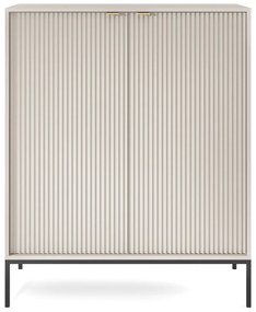 Komoda Nova 104 cm kašmír/čierna