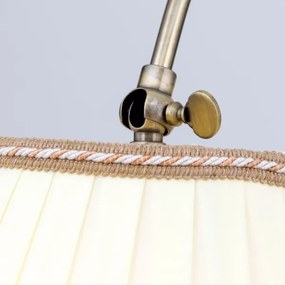 Orion Stl 12-1101/1 - Stojacia lampa TONIA 1xE27/60W/230V 183 cm biela/bronz