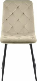 SI Jerry Velvet stolička tmavá béžová